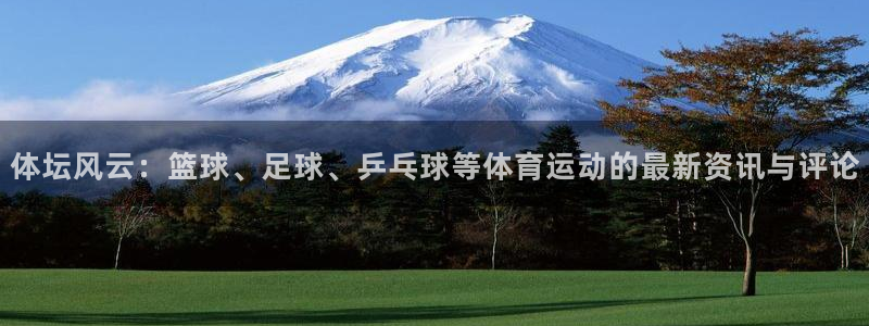 三亿体育网页版：体坛风云：篮球、足球、乒乓球等体育运动的最新资讯与评论